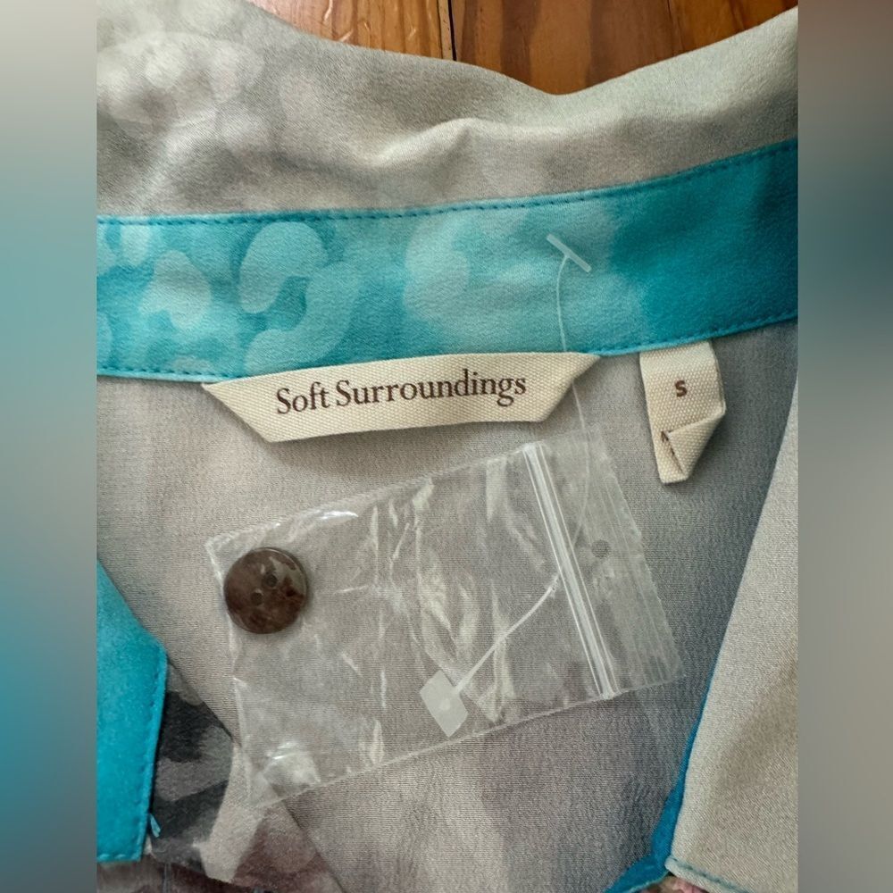 NWT Soft Surroundings Silk Blouse - Picture 4 of 7